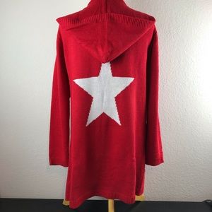 Hooded Cardigan Heart M